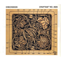 Couverture de chéquier floral 2029