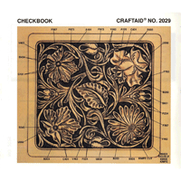 2029 Floral Checkbook Cover