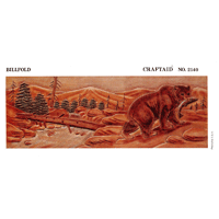 2140 Billetera con escena de oso