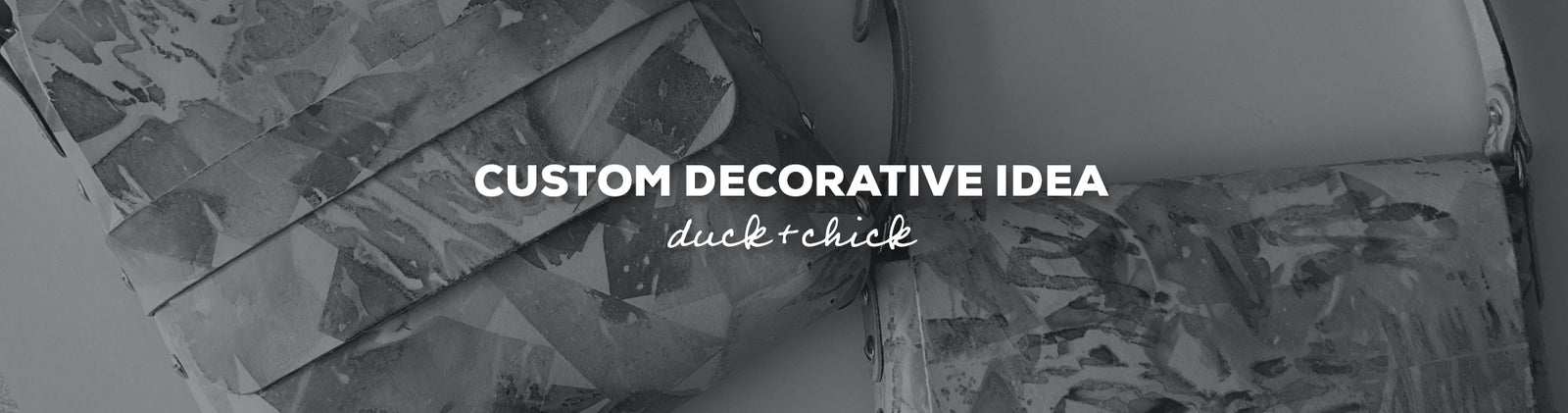 Gift Idea: Custom Decorative Idea with Duck+Chick