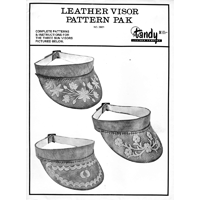 2661 Paquete de patrón de visera de cuero