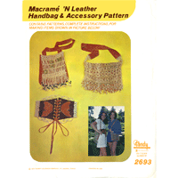 2693 Macrame N Leather Handbag And Accessory Pattern 2