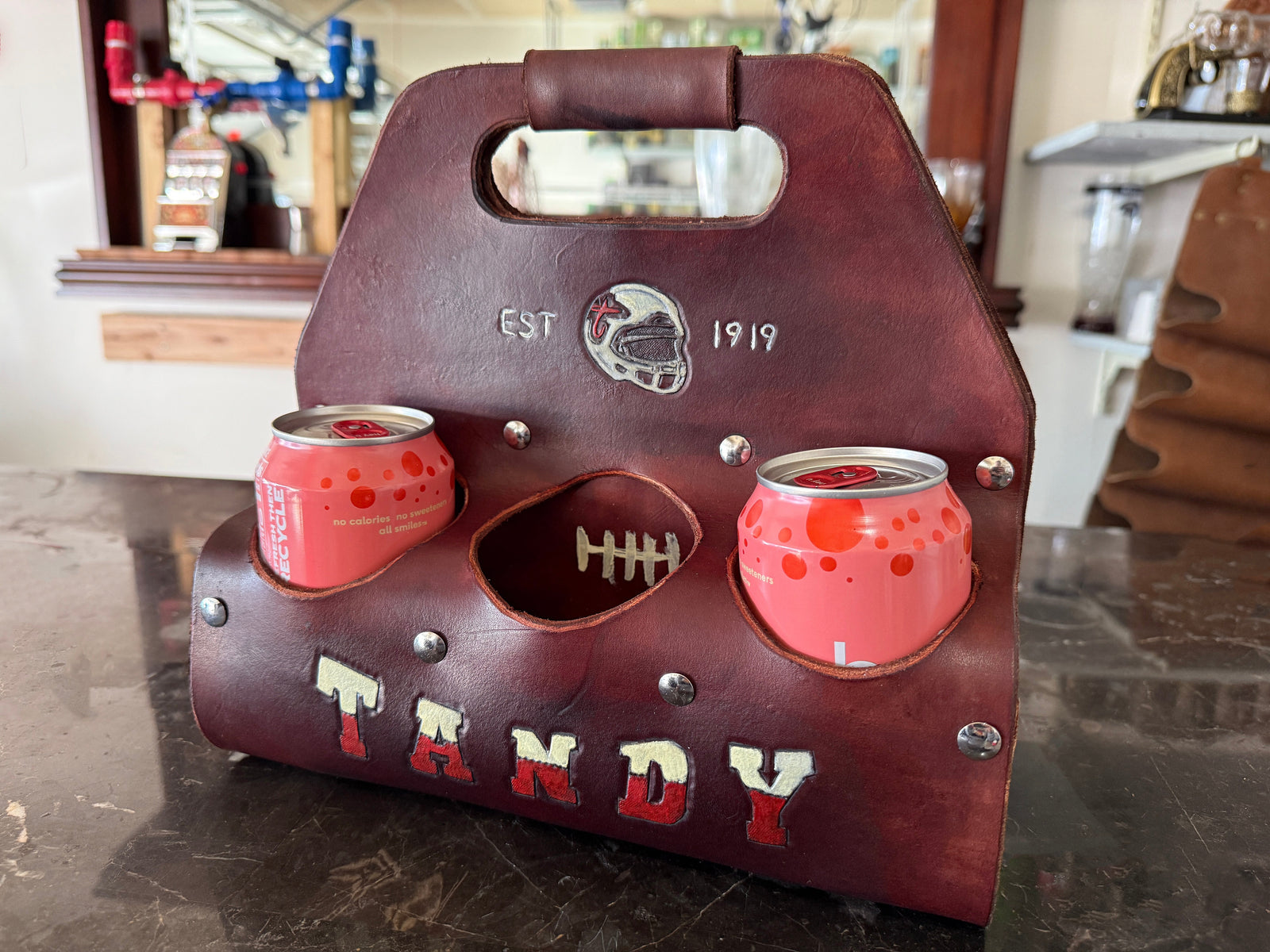 Craft Your Own Leather Six-Pack Bottle Holder