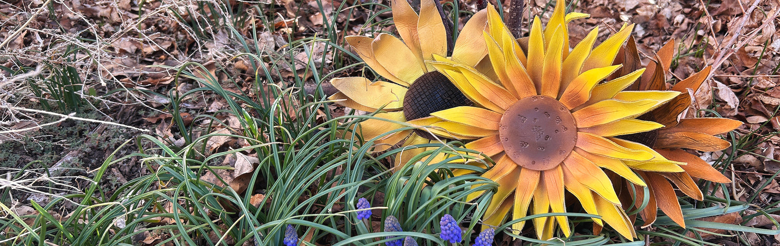 Artisanat pour la fête des mères : tournesols en cuir et pochette sans couture