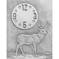 Clock Mule Deer Design