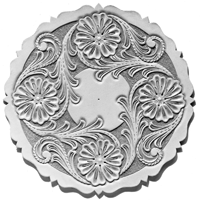Reloj Redondo Diseño Floral Sheridan