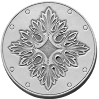 Horloge Ronde Avec Feuille Design