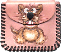 Coin Purse 4107-00: Tooling Pattern for Doggie Tip Sheet