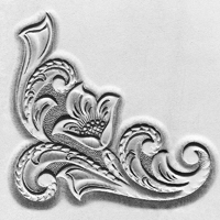 Choix de motifs floraux d'angle