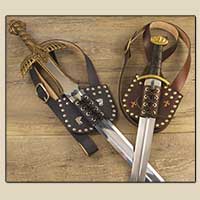 Modèle de porte-épée sur l'épaule de style croisé