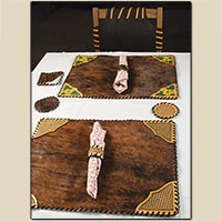 Modèle de paramètres de table de salle à manger