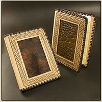 Exotic Inlay Notebook Cover Pattern