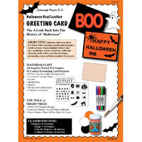 Plan de leçon de carte demi-dos Halloween sans outillage