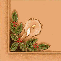 Le coin des chandelles de Noël Laier