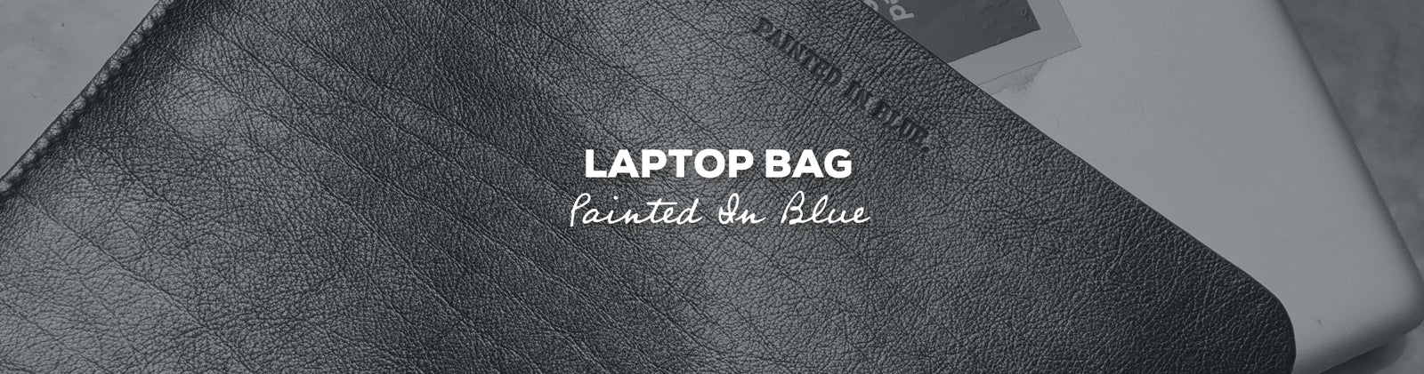 Gift Idea: Laptop Bag with Painted In Blue