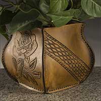 Modèle de vase en cuir 2