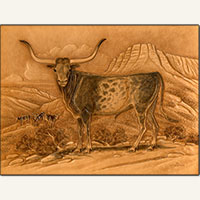 Patrón de talla Longhorn de Al Stohlman