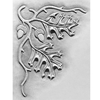 Motif d'outillage de coin de feuille de chêne