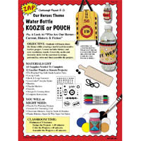 Plan de cours Koozie ou pochette de nos héros sans outillage