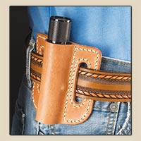 Pancake Style Mini Flashlight Carrier
