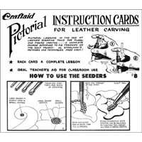 Pictorial Instruction Cards for Leather Carving