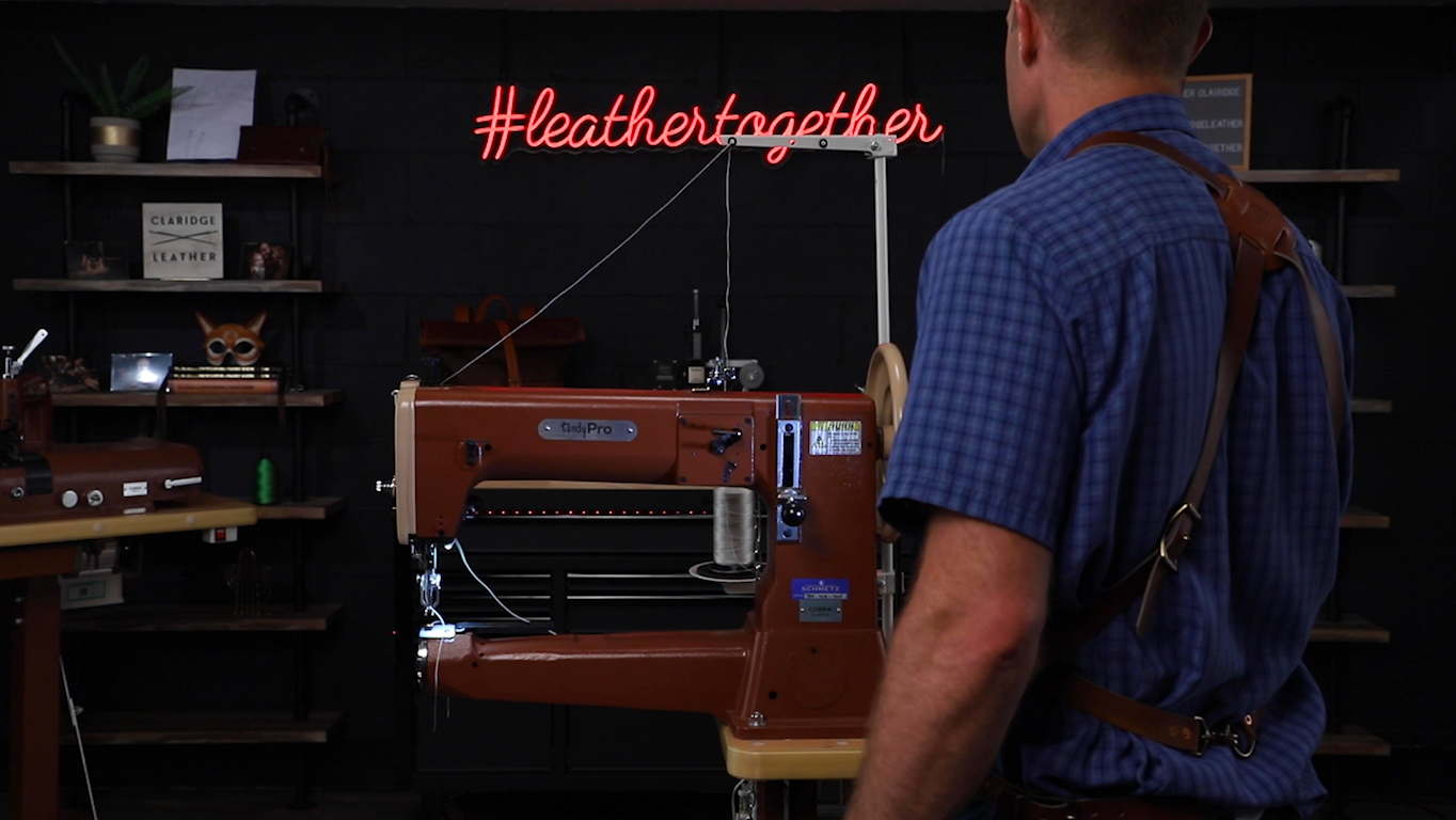 How to thread the TandyPro® by Leather Machine Co. Class 4 Dream Machine