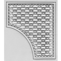 Star Basketweave Corner Design