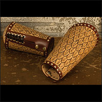 Steampunk Dragon Scale Gauntlet