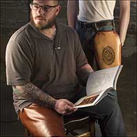 Patron de tablier d'artiste Tatoo