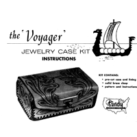 El patrón del kit de caja de joyería Voyager