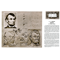 Portraits VIP Abraham Lincoln par Christine Stanley - Série 5B Page 1