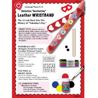 Plan de cours sur le bracelet sans outillage de la Saint-Valentin