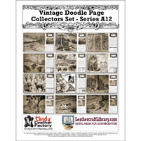 Juego de coleccionistas Vintage Doodle Page - Serie A12