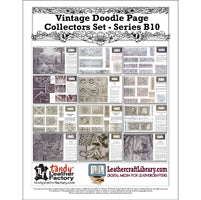 Ensemble de collection Vintage Doodle Page - Série B10