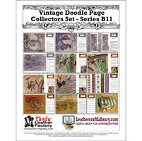 Juego de coleccionistas Vintage Doodle Page - Serie B11