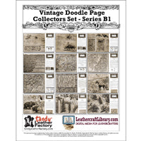 Juego de coleccionistas Vintage Doodle Page - Serie B1