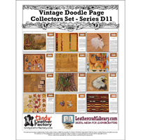 Juego de coleccionistas Vintage Doodle Page - Serie D11