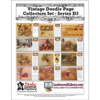 Juego de coleccionistas Vintage Doodle Page - Serie D3