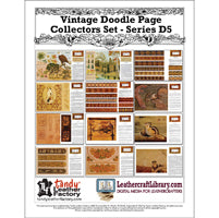 Ensemble de collection Vintage Doodle Page - Série D5