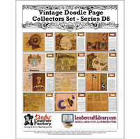 Juego de coleccionistas Vintage Doodle Page - Serie D8
