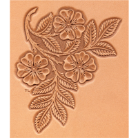 Diseño de esquina de rosa salvaje
