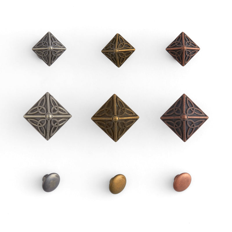 Celtic Pyramid Rivets 6 Pack