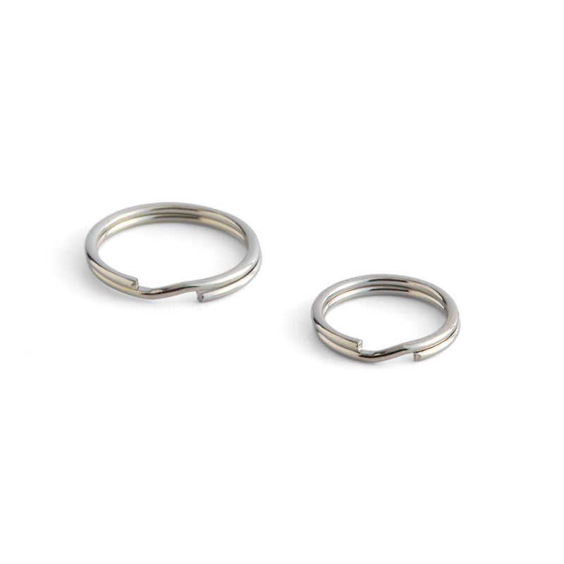 Anillos divididos sin níquel, paquete de 10