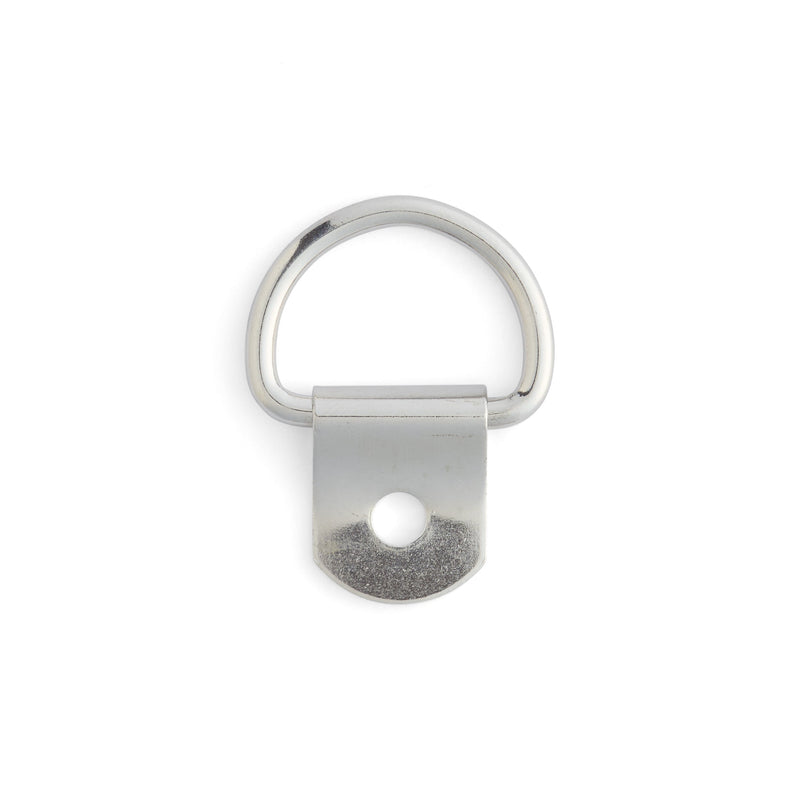Clip corto con anillo en D, paquete de 10
