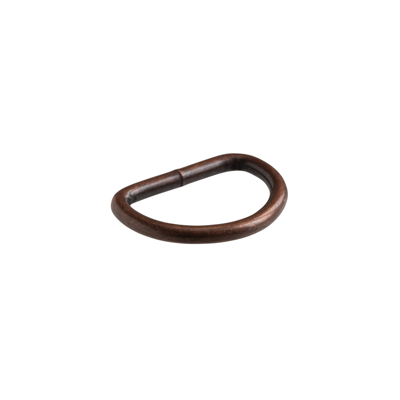 D-Ring Antique Copper 100 Pack