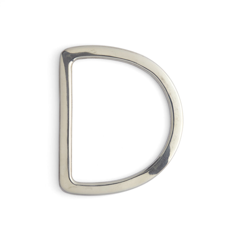 Anillo en D de aparejo de acero inoxidable fundido plano