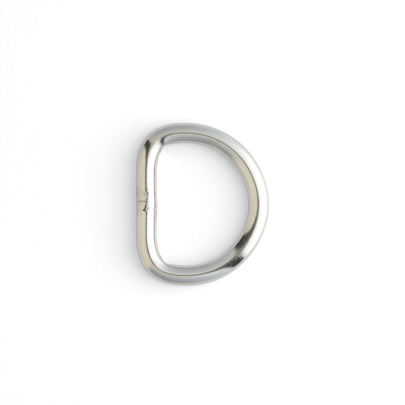 Anillo en D de acero inoxidable
