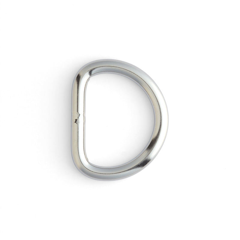 Anillo en D de acero inoxidable