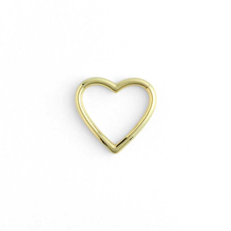 Paquete de 10 anillos de corazón