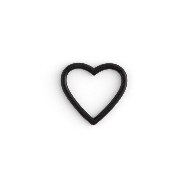 Paquete de 10 anillos de corazón